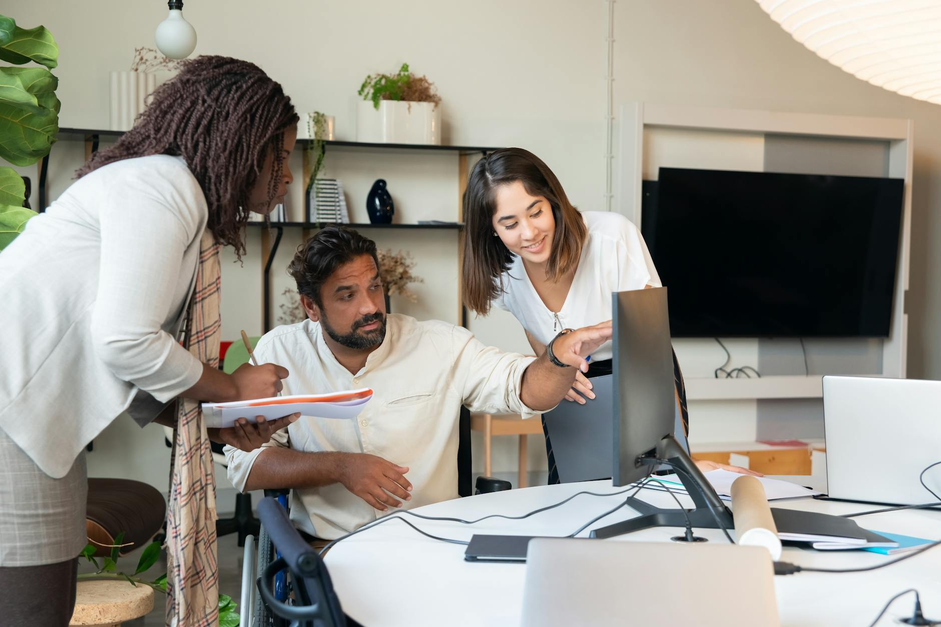 NDIS provider website compliance requires transparent team collaboration and accessibility features in modern office settings