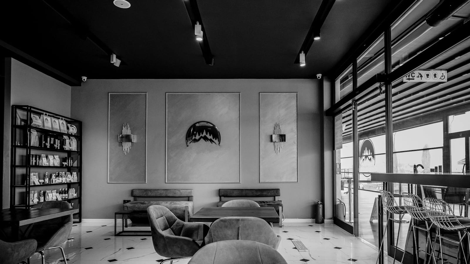 Curated boutique cafe interior — the kind of considered design Paddington businesses present in person and online.